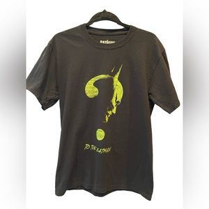 Batman The Riddler Split Design “To The Batman” Logo T-Shirt